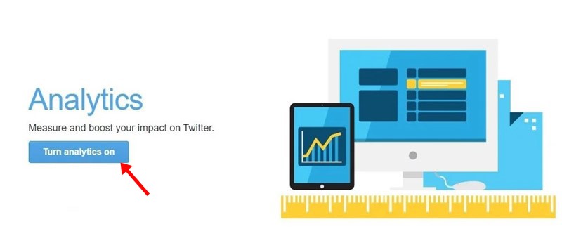 Klicken Sie auf dem Twitter-Analysebildschirm auf die Schaltfläche „Analyse öffnen“.