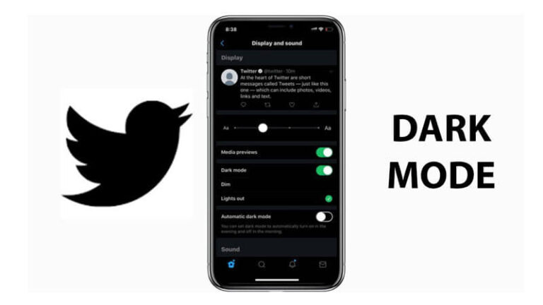 Twitter attiva la modalità oscura