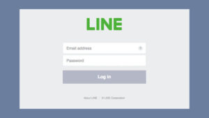 LINE no puede iniciar sesión